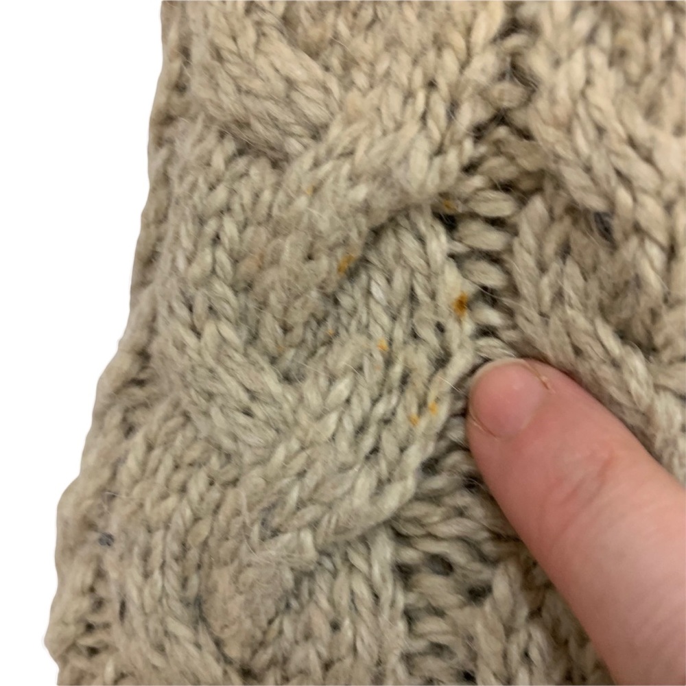 Polo by Ralph Lauren Men's Cable Knit Crewneck Sweater - Beige - Picture 4 of 7